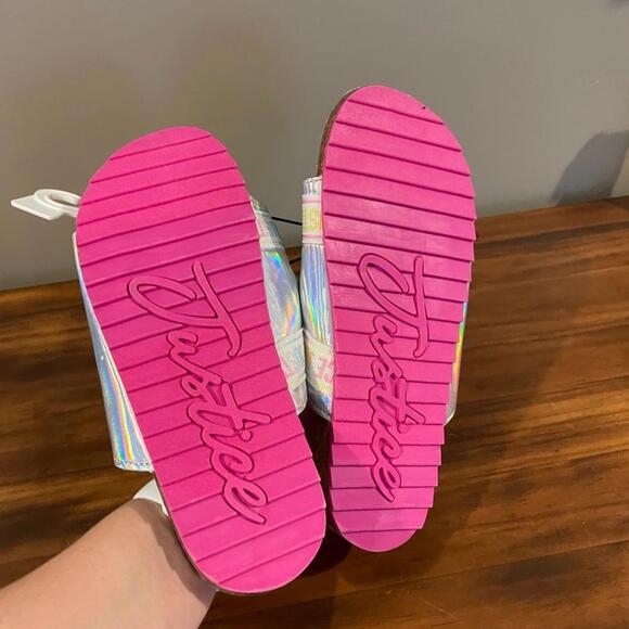 Girls Justice‎ Slip On Sandals size 4 New - Picture 4 of 4